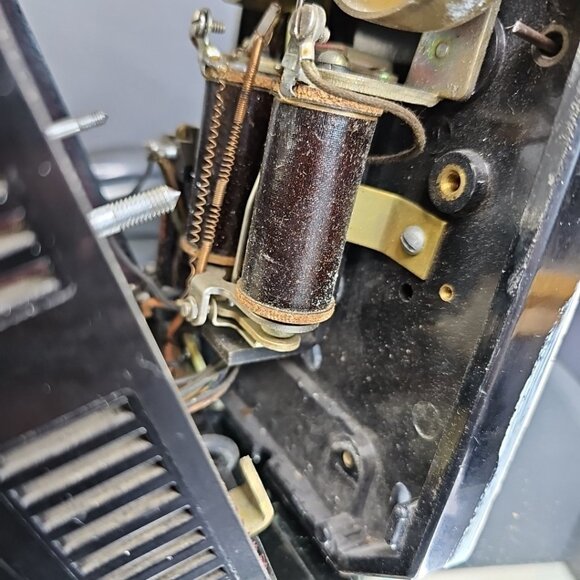 Vintage Black Automatic Electric AE50 Rotary Wall Telephone Needs Cleaning - Picture 15 of 16